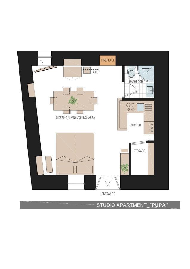 Studio Apartment Pupa Dubrovník Exteriér fotografie